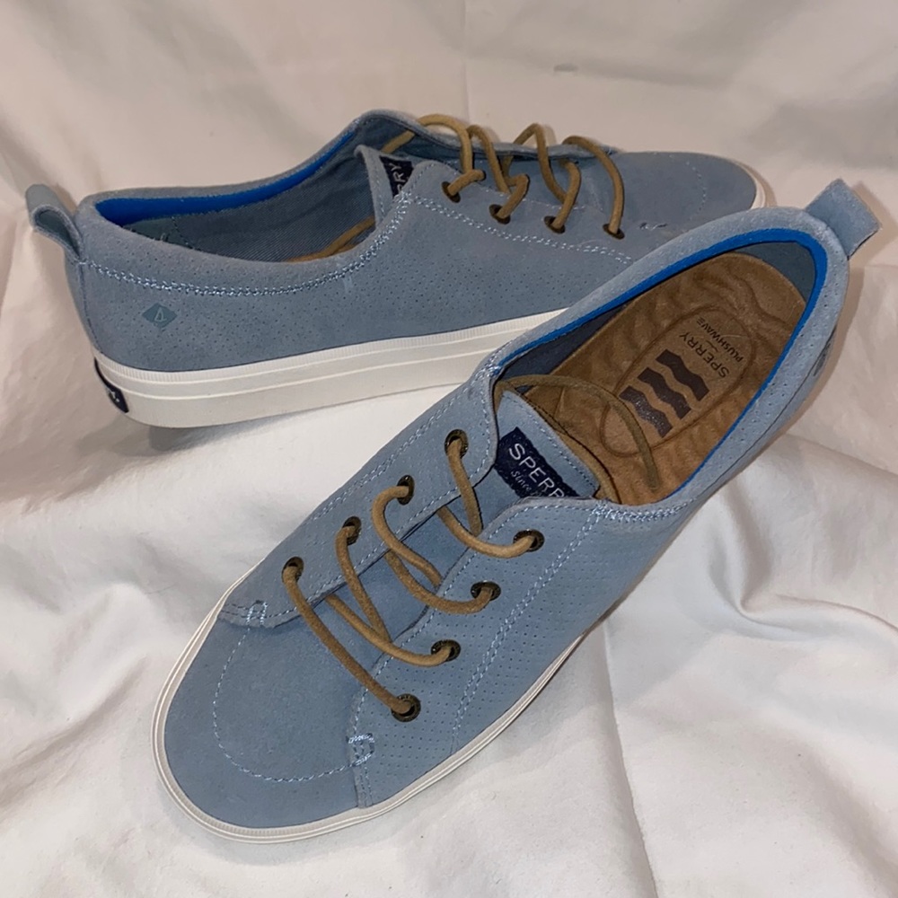 Sperry Crest Vibe Plush Women’s Suede Lace up Casual Shoes